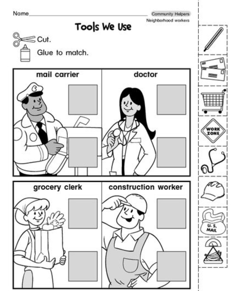 Free Kindergarten Social Studies Worksheets Printable Kindergarten 