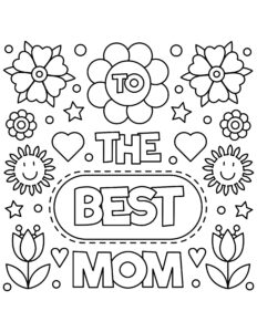 Free Mother 39 s Day Coloring Pages Printables For Kids Happy Toddler