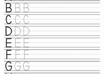 Free Practice Writing Letters Printable Worksheets
