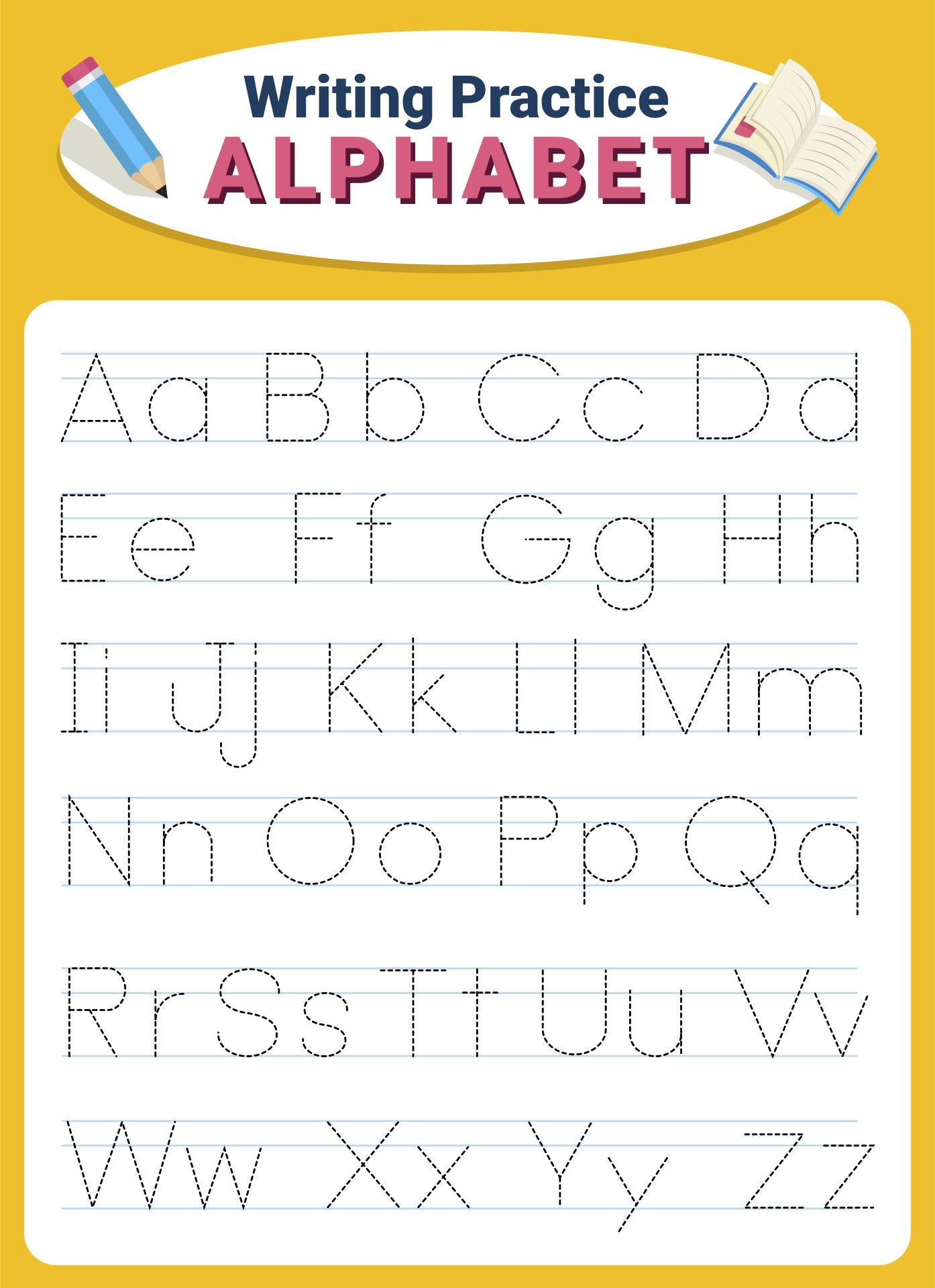 Free Practice Writing Letters Printable Worksheets Writing Worksheets