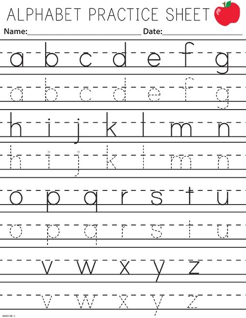 Free Practice Writing Letters Printable Worksheets