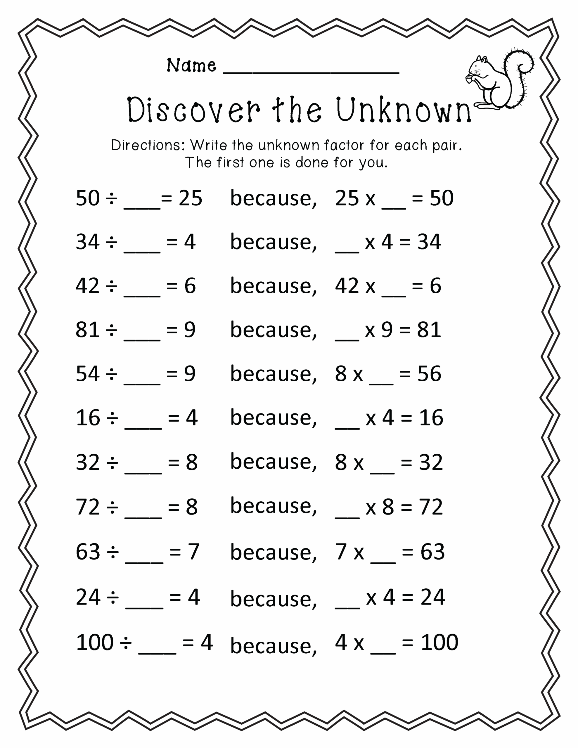 Free Printable 3rd Grade Math Worksheets Printable Worksheets