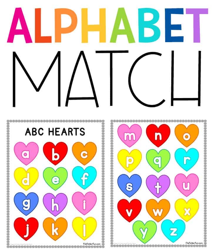 Free Printable Alphabet File Folder Games Free Templates Printable