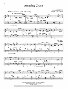 Free Printable Amazing Grace Hymn Sheet Music