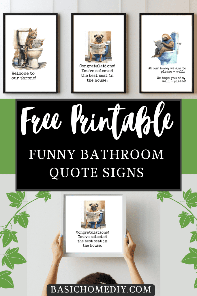 Free Printable Bathroom Wall Art Decor Ideas For Your Home