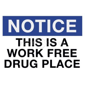 Free Printable Drug Free Workplace Poster