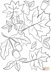 Free Printable Fall Leaves Coloring Pages At GetColorings Free