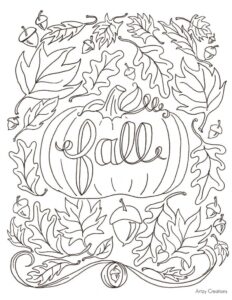 Free Printable Fall Leaves Coloring Pages At GetColorings Free