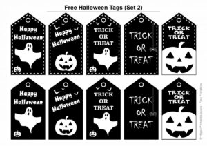 Free Printable Halloween Treat Bag Tags Free Printables