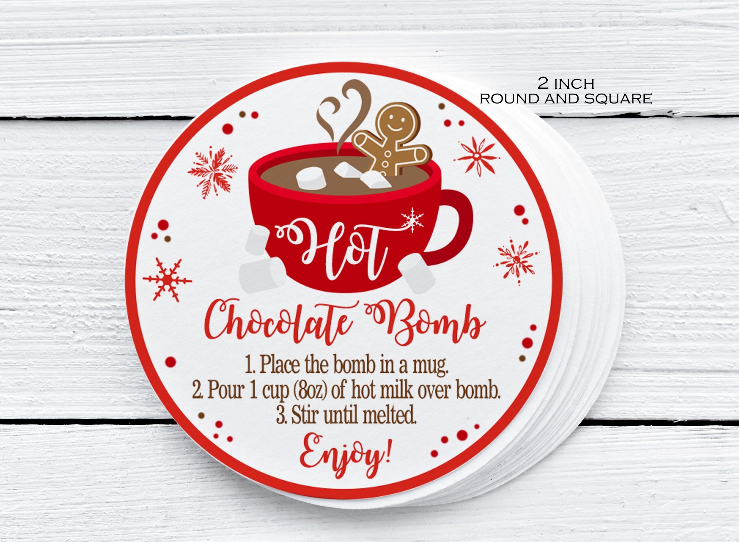 Free Printable Hot Chocolate Bomb Gift Tags Printable Word Searches