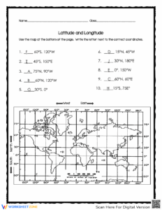 Free Printable Latitude And Longitude Worksheets Alanna Leontyne