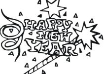 Free New Years Coloring Pages Printable