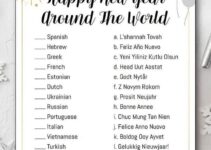 Free Printable New Years Eve Games