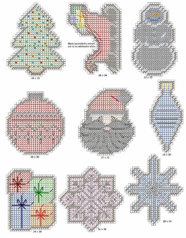 Free Printable Plastic Canvas Christmas Patterns