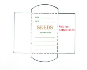 Free Printable Printable Seed Packet Template