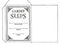Free Printable Printable Seed Packet Template