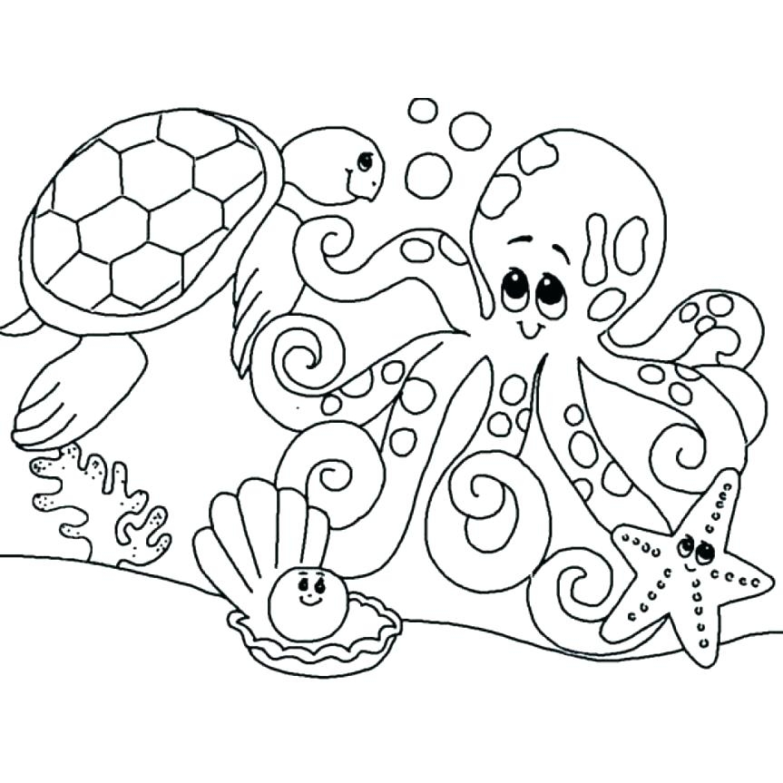 Free Printable Sea Life Coloring Pages At GetColorings Free 