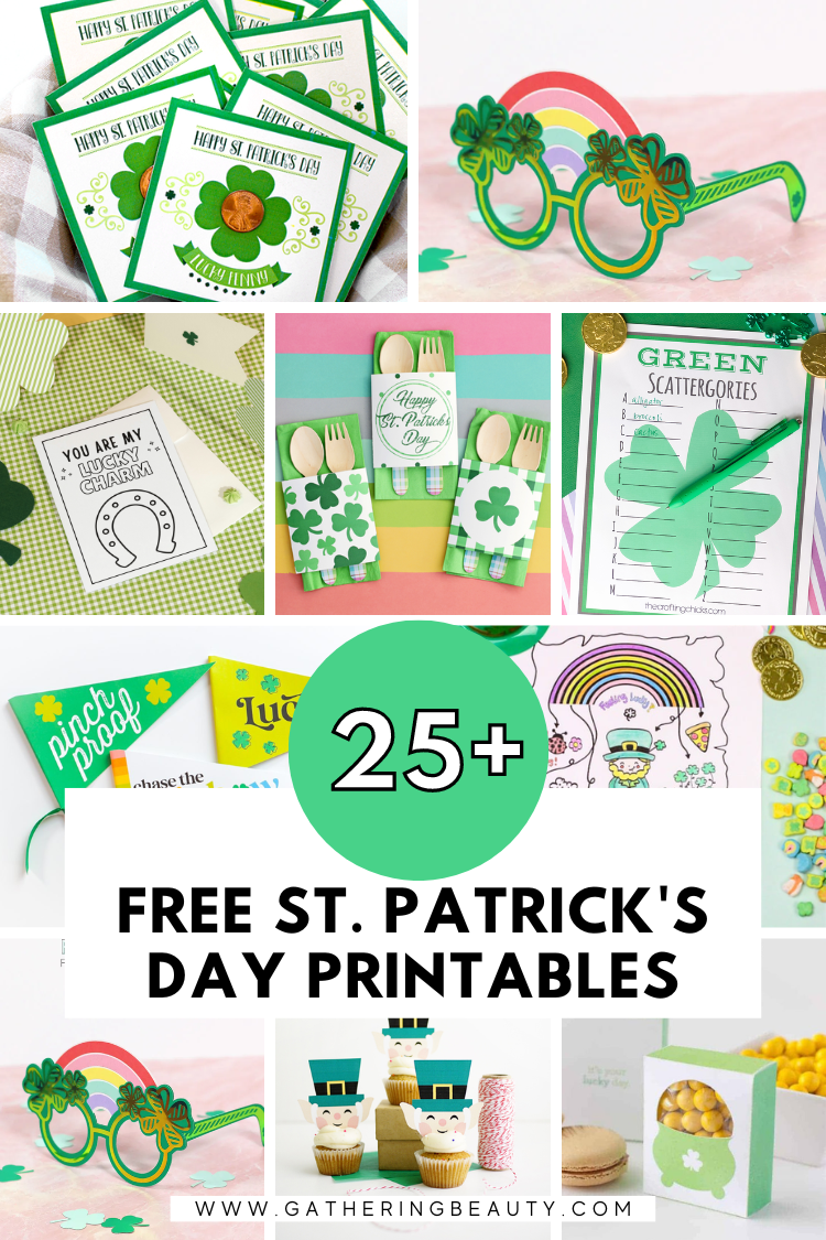 Free Printable St Patrick 39 s Day Crafts Gathering Beauty