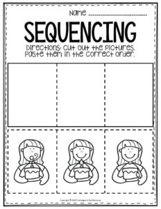 Free Printable Story Sequencing Worksheets For Kindergarten