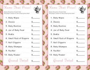 Free Printable Tea Party Games For Adults Gerald Printable