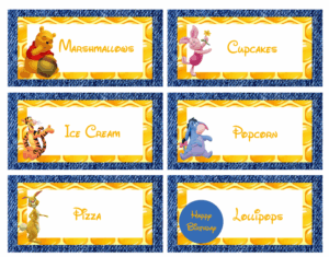 Free Printable Winnie The Pooh Tags Free Templates Printable
