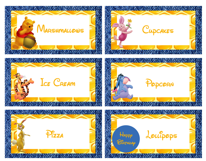 Free Printable Winnie The Pooh Tags Free Templates Printable