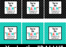 You Are The Balm Free Printable