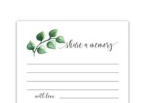 Free Printable Share A Memory Card