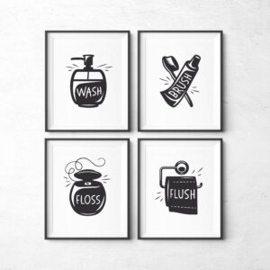 Get Creative With Free Printable Bathroom Wall Art Transform Your