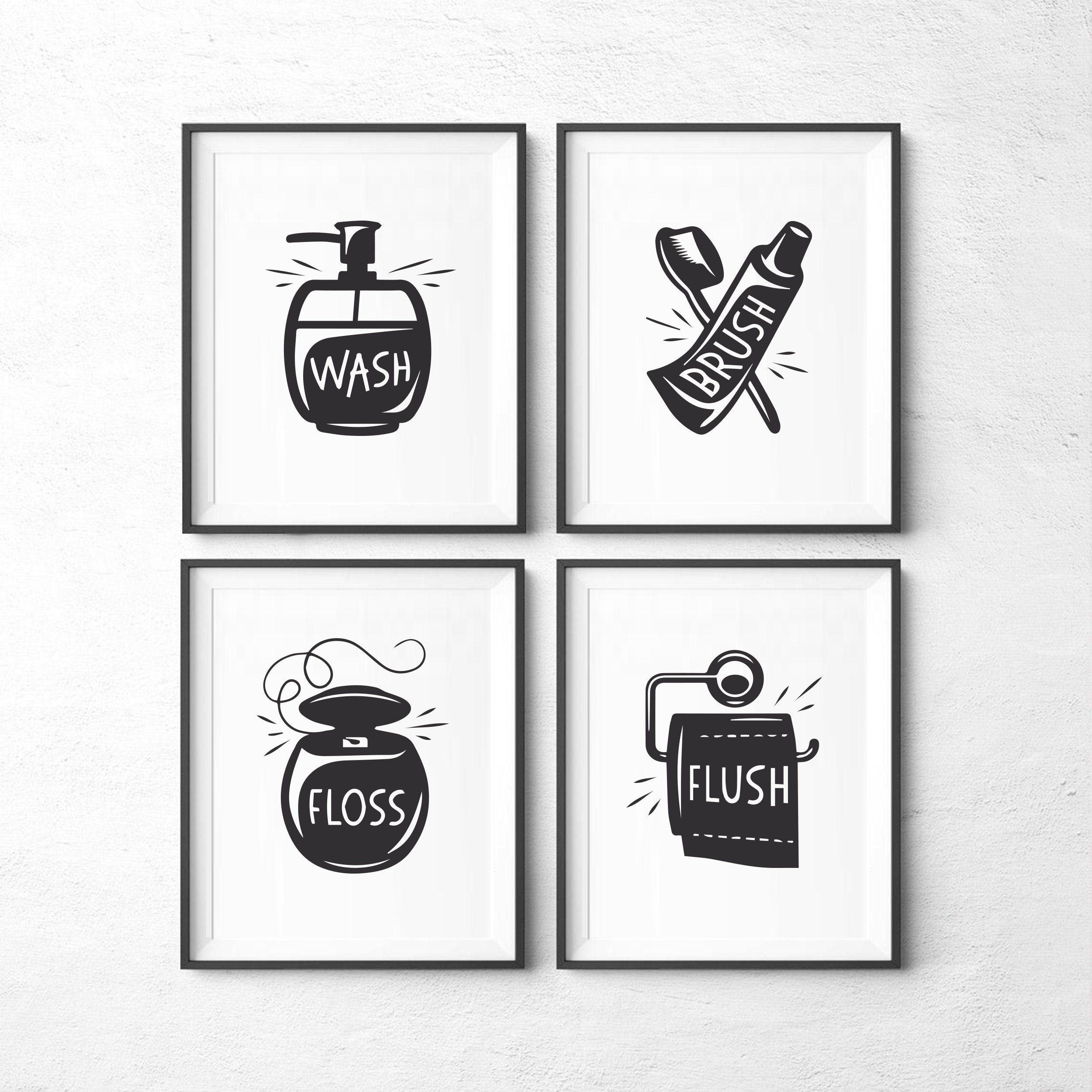 Get Creative With Free Printable Bathroom Wall Art Transform Your 
