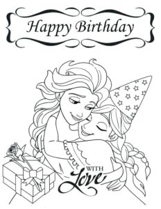 Happy Birthday Grandma Coloring Pages At GetColorings Free