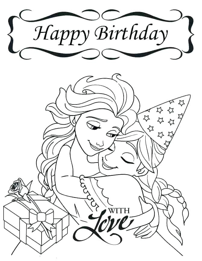 Happy Birthday Grandma Coloring Pages At GetColorings Free 
