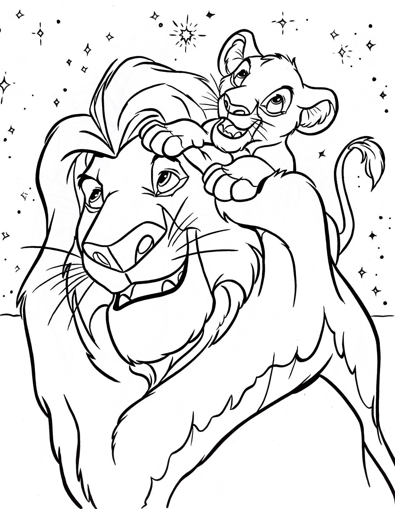 Lion King Free Printable Coloring Pages