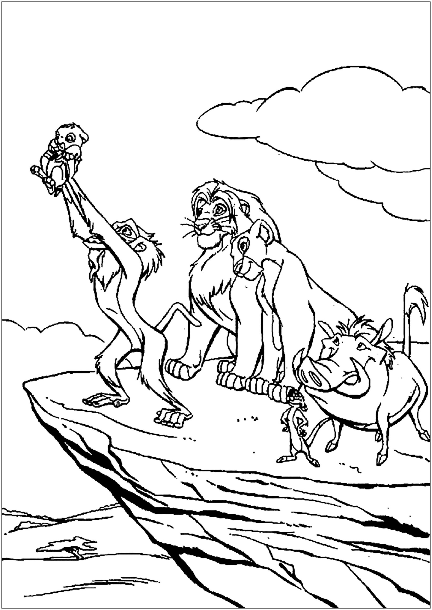 Lion King Free Printable Coloring Pages Printable Templates