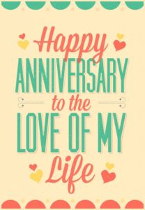 Love Of My Life Free Printable Anniversary Card Greetings Island