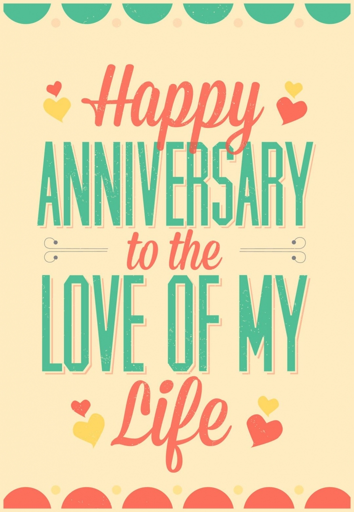 Love Of My Life Free Printable Anniversary Card Greetings Island 