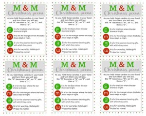M M Christmas Poem Free Printable U Create Christmas Poems Free
