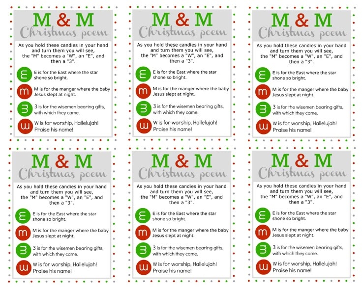 M M Christmas Poem Free Printable U Create Christmas Poems Free 