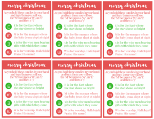M M Christmas Poem Printable Home And Hallow