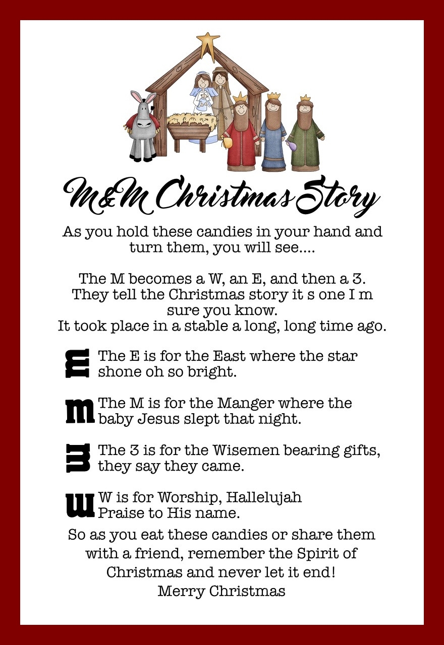 Mm Christmas Poem Free Printable Printable Templates