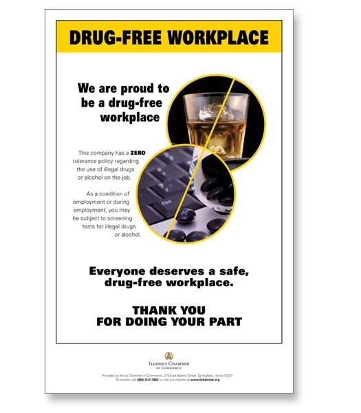Free Printable Drug Free Workplace Poster