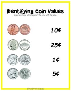 Practice Counting Coins Free Printable Worksheets Jenny At Dapperhouse