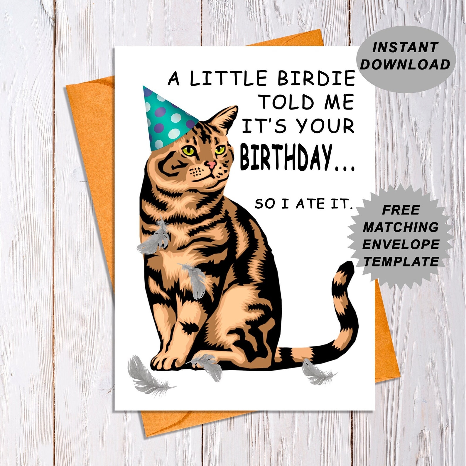 Free Printable Birthday Cards With Cats