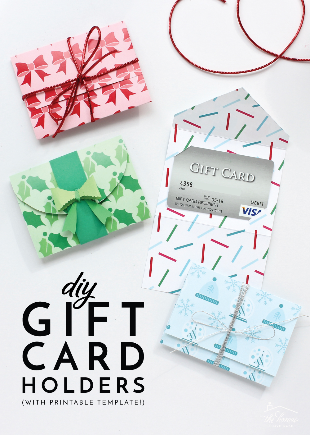 Printable Gift Card Holder Templates Free Printable Gift Card Holders 
