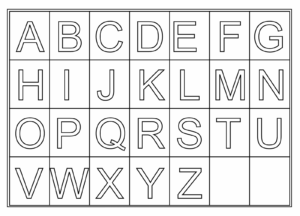Printable Letters To Cut Out Printable Letters To Cut Out
