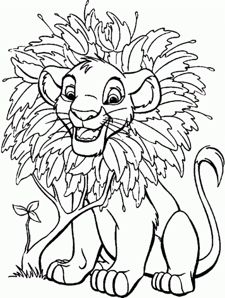 Printable Lion King Coloring Pages