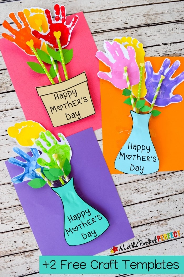 Printable Mother 39 s Day Flower Craft