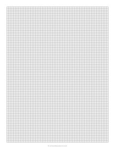 Printable One Inch Graph Paper Printable And Enjoyable Learning