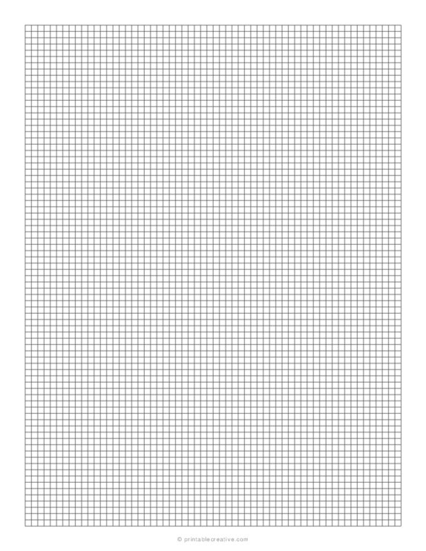 Printable One Inch Graph Paper Printable And Enjoyable Learning