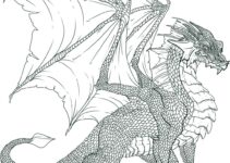 Free Printable Realistic Dragon Coloring Pages